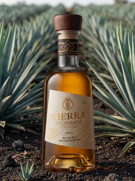 Tequila Añejo en el campo